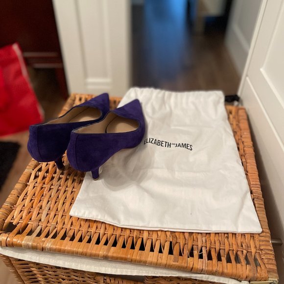 Elizabeth and James Pointed-Toe Mid Heel Pump, Size 8 - Picture 2 of 2